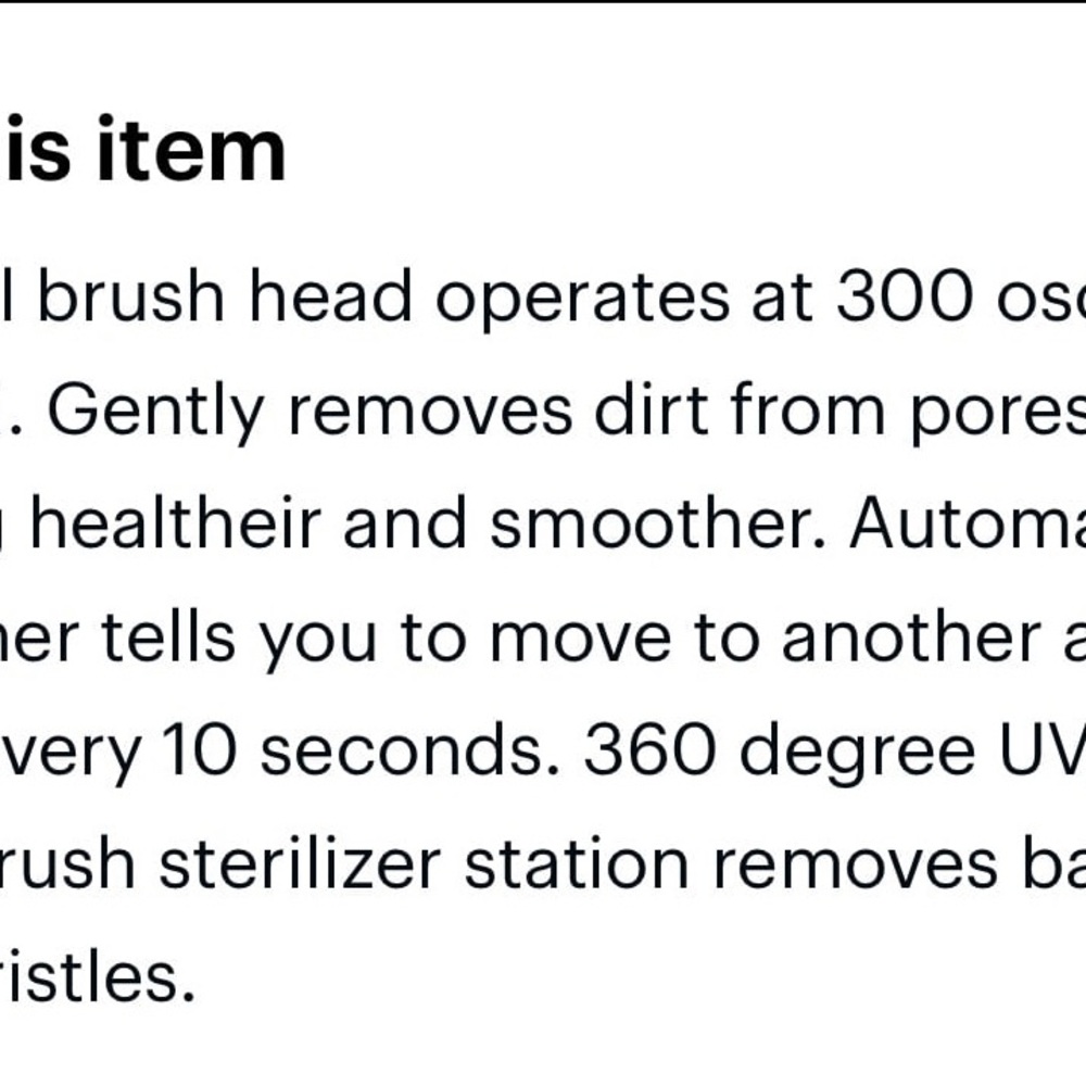 Conair Sonic Facial Brush (UV sterilizer) - Picture 6 of 7